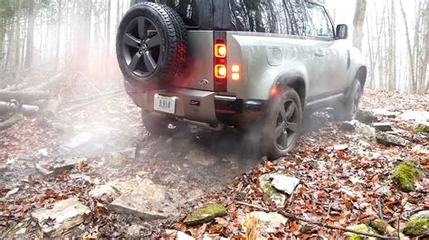 Two Door Ford Bronco And Defender 90 Go For Mud Wrestling One Breaks