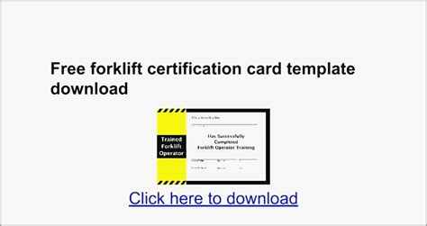 This section contains a lot of information on the subject and will be of interest to instructors and operators alike. Forklift Operator Card Template - carlynstudio.us