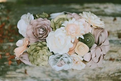Paper Flower Themed Bridal Inspiration Flowers By Khrystyna Balushka