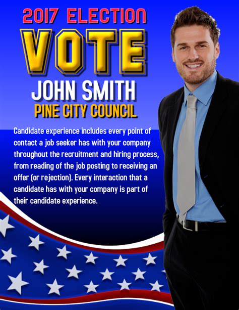 Campaign Candidate Template Postermywall