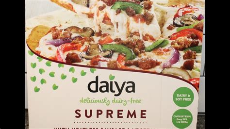 Daiya Dairy Free Soy Free Gluten Free Supreme Pizza Review Youtube