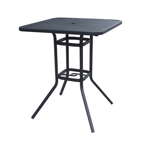 Garden Treasures Square Bar Height Table 33 In W X 33 In L With