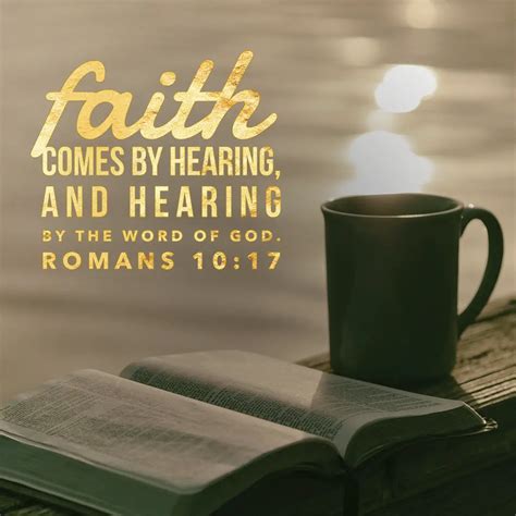 Romans Faith By Hearing Encouraging Bible Verses