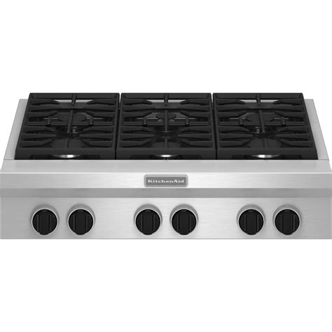 Kitchenaid Kgcu467vss Pro Style® 36 Gas Cooktop