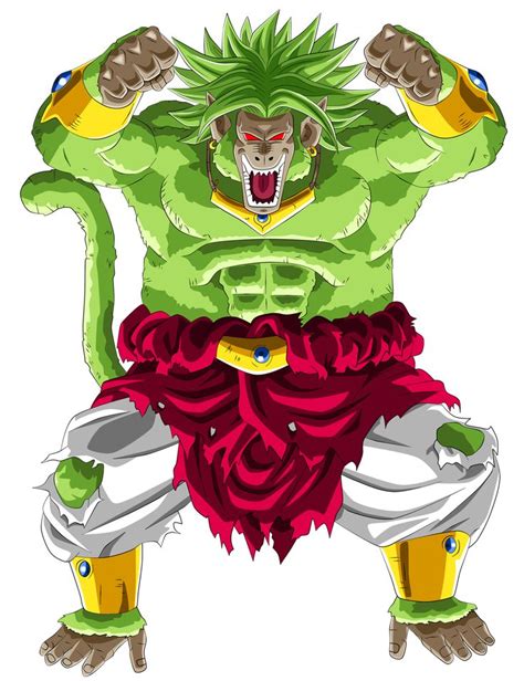 Broly Legendary Oozaru By Andrewdragonball Dbz Characters Cute Anime