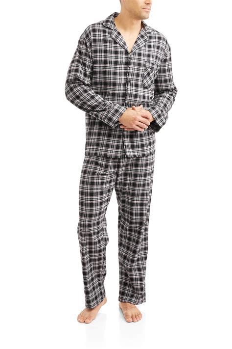 Hanes Hanes Mens Flannel Pajama Set
