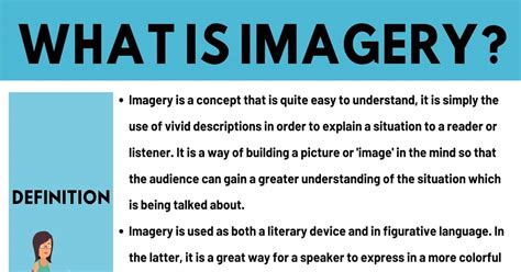 Imagery In Writing Examples Of Imagery As A Literary Device