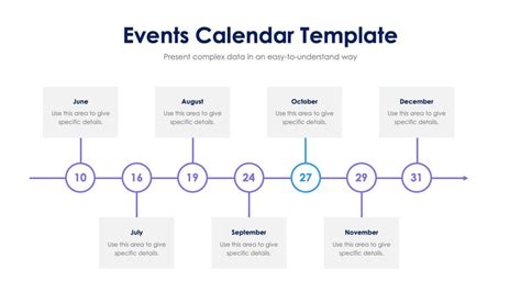 Events Calendar Infographic Slide Template S11042212 Infografolio