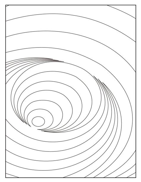 You can download and print this optical illusion art coloring pages,then color. Digital Optical Illusion 4 Coloring Page by GraphicsByShenessa | Optical illusions, Art optical ...