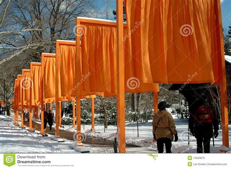 On the fifth floor of a converted factory just north of canal street, the artist christo is sketching furiously in a sweatshop of his own design—well, not his design alone. NYC: Christo S The Gates In Central Park Editorial Photo ...