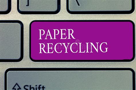 Conceptual Hand Writing Showing Paper Recycling Business Photo Text