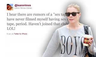 Leann Rimes Refutes Sex Tape Claims Daily Mail Online