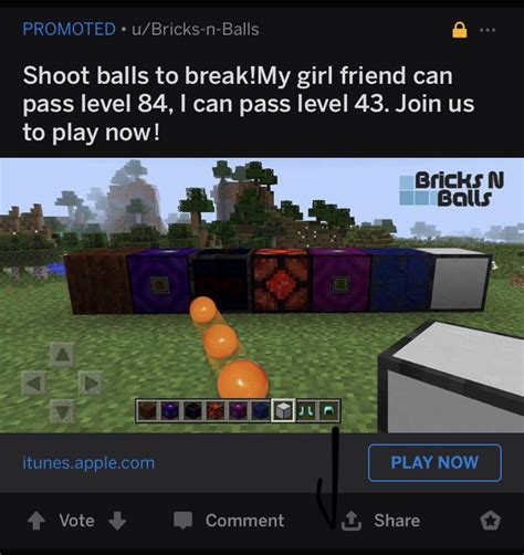 Mobile Ad Using An Obvious Minecraft Screenshot Rshittymobilegameads