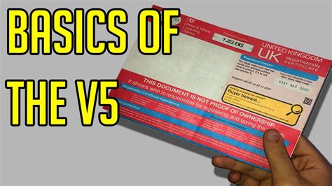What You Need To Know About The V5 Document Youtube
