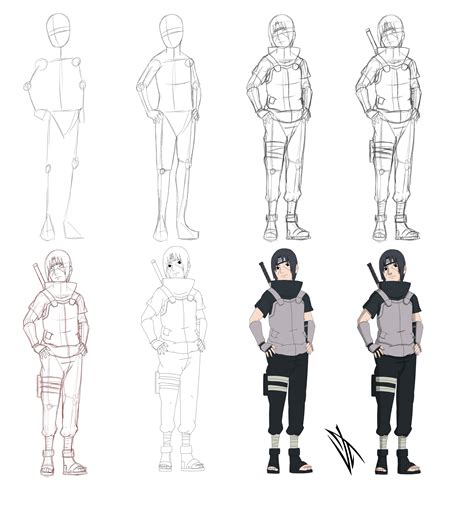 Support the channel (a.k.a the. Step by step: Uchiha Itachi by Johnny-Wolf on DeviantArt