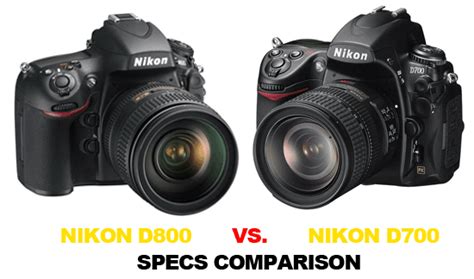 Nikon D800 Vs D700 Specs Comparison Nikon Rumors Nikon D800 Nikon