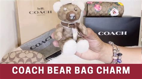 Coach Bear Collectible In Signature Shearling C7058