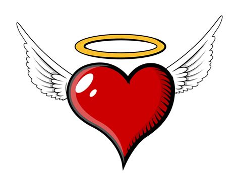 Angel Heart Vector Illustration Royalty Free Stock Image Storyblocks