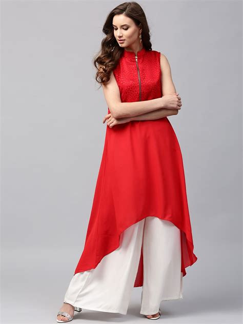 Basically the cut command slices a line and extracts the text. Libas Women Red Self-Design A-Line Kurta (With images ...