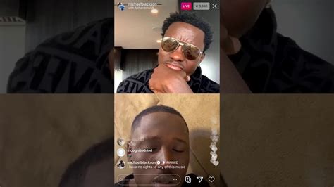 michael blackson and father dmw funny instagram live 😂 youtube