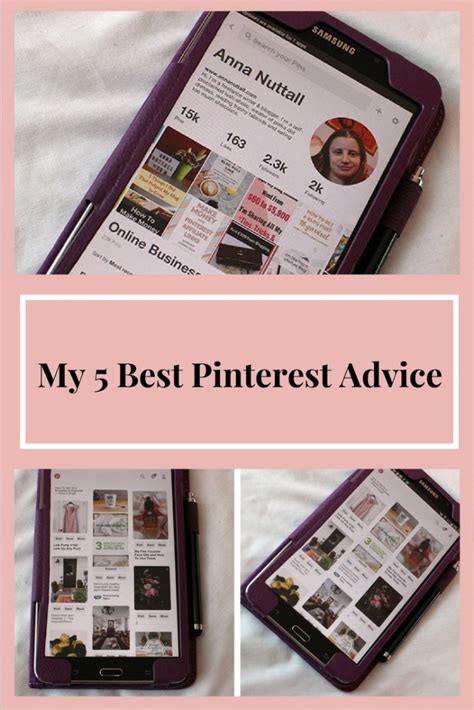Anna Nuttall Uk Social Media And Digital Marketing Portfolio My 5 Best Pinterest Advice