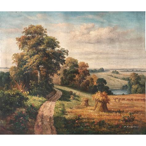 English Countryside Landscape Painting Chairish