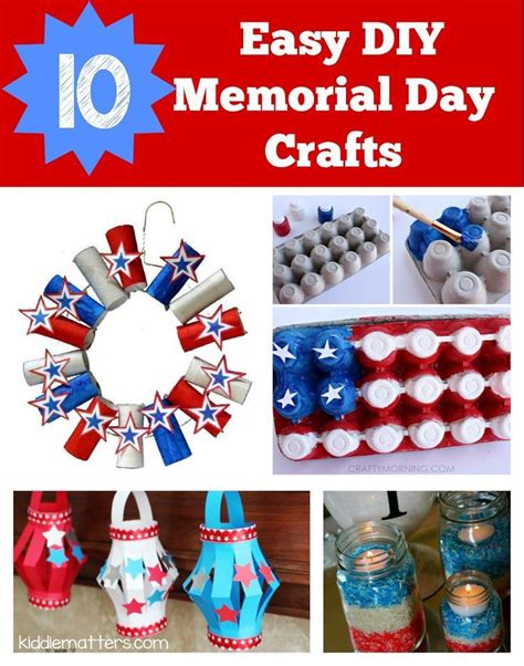 10 Easy Diy Memorial Day Crafts Memorialdayweekend