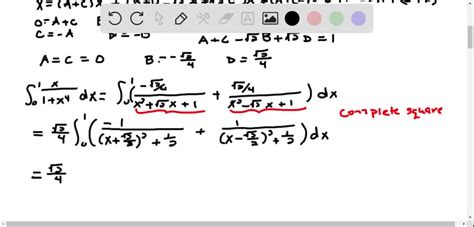 ⏩solvedusing Two Methods Evaluate ∫01 X1x4 D X In Two Numerade