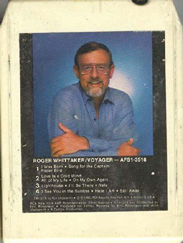 Roger Whittaker Voyager 8 Track Tape Music