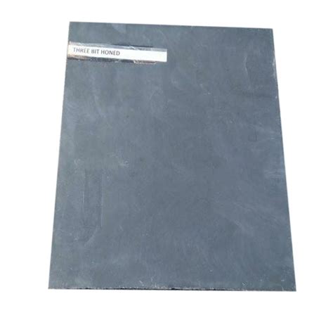 Black Polished Kadappa Natural Sandstone Slab For Flooring Thickness