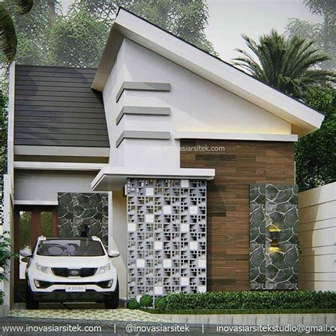 Minimalis atap miring terindah dengan model yang sederhana via arsitekcenterpoint.com. Desain Rumah Sederhana Dengan Biaya Murah Ukuran 5 X 10 ...