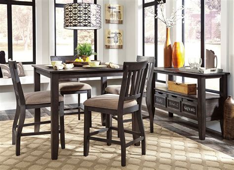 See more ideas about ikea diy, ikea, counter height desk. Dresbar Counter Height Dining Room Set by Signature Design ...