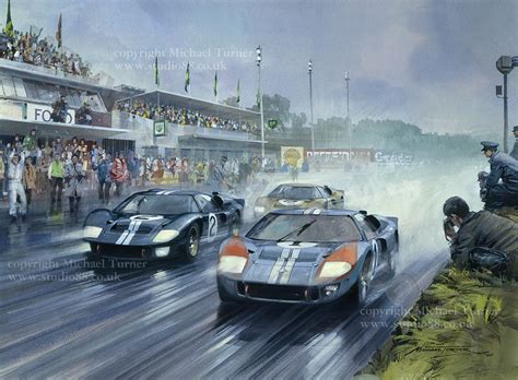 1966 Le Mans Finish Photo