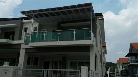 Balcony Balkoni Ubahsuai Rumah Teres 2 Tingkat Bahagian Depan Johor