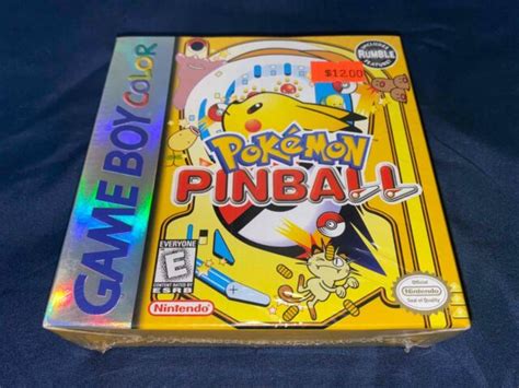 Pokemon Pinball Nintendo Game Boy Color 1999 For Sale Online Ebay