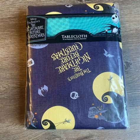 Disney Tim Burtons The Nightmare Before Christmas Table Cloth Round