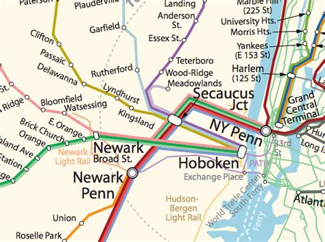 Nj Transit Newark Light Rail Map