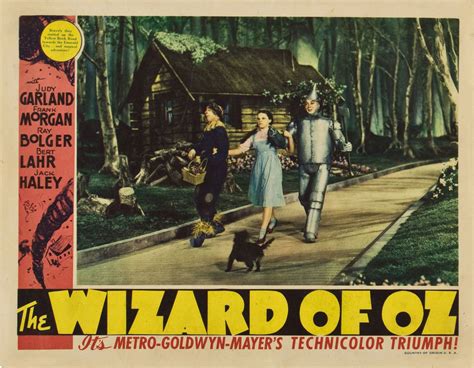 Lobby Card Wizard Of Oz Movie Wizard Of Oz 1939 Vintage Movies