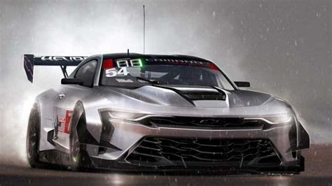 Official Chevy Camaro Race Car Rendering Imagines A Track Star