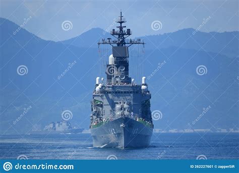 Japan Maritime Self Defense Force Js Shirane Ddh 143 Shirane Class Destroyer Editorial Photo