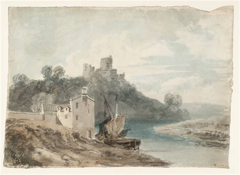 Joseph Mallord William Turner A Ruined Castle Above A River With