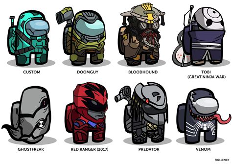 Here's a full list of every skin Among Us Custom Skins No Verification - AMONGAUS