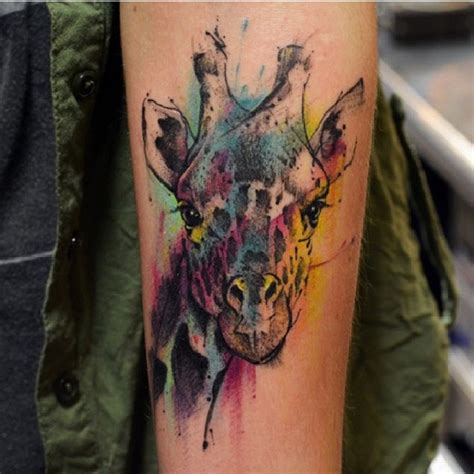 What kind of tattoos do giraffes have? Giraffe Tattoos on Pinterest | Small giraffe tattoo Stand ...