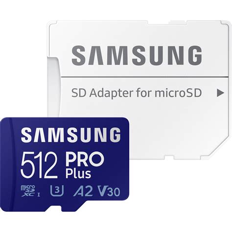 Samsung 512gb Pro Plus Uhs I Microsdxc Memory Card Mb Md512kaam