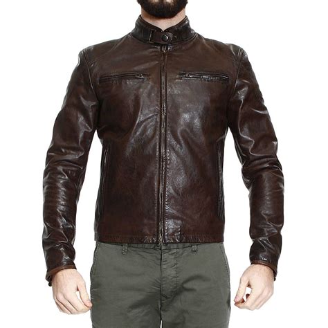 Matchless Down Jacket Jacket Osborne Motor Leather In Brown For Men Lyst