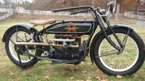 1924 Four Cylinder Deluxe Henderson Motorcycle Unrestored