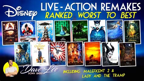 Disney Live Action Remakes All 16 Movies Ranked Worst To Best Youtube