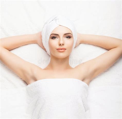 Beautiful Young And Healthy Woman In Spa Salon Spa Health And Stock Image Image Of Care