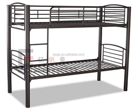 Metal Heavy Duty Adult Iron Steel Double Bunk Bed For School Dormitory