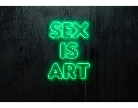 Carteles De Neón Led Luces De Neón Sex Is Art